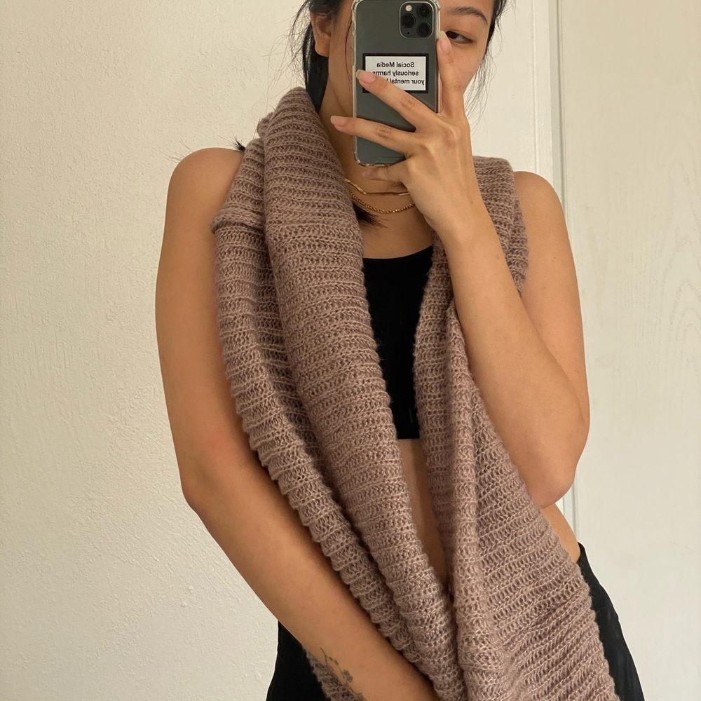 Taupe scarf - new with tags